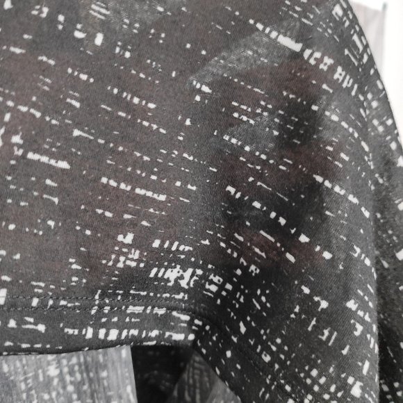 Kenneth Cole Cowl Drape Neck Short Sleeve Popover Top Black Medium - Picture 5 of 11